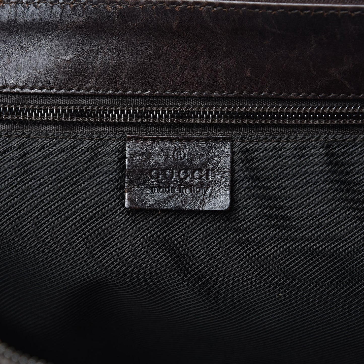 Denim Monogram Flat Messenger Bag Black