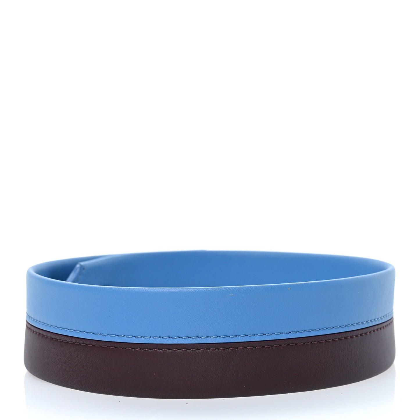 Calfskin Cluny MM Shoulder Strap Blue Glacial