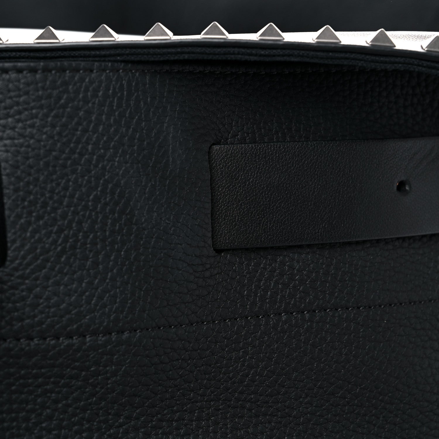 Valentino Garavani Grained Calfskin Rockstud Backpack Black 14 of 25