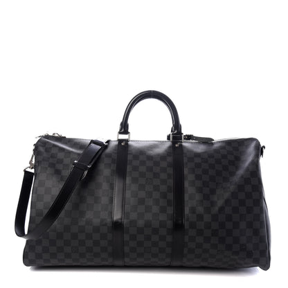 Louis Vuitton Damier Graphite Keepall Bandouliere 55 1 of 12