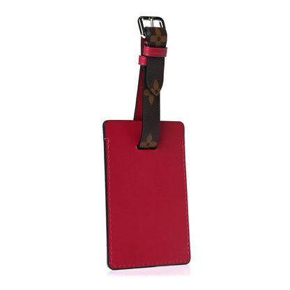Louis Vuitton Calfskin Monogram Luggage Tag Fuchsia 2 of 4
