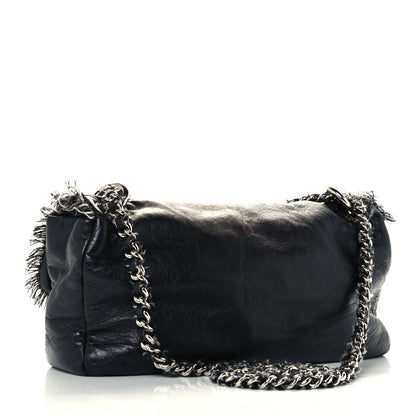 Chanel Lambskin Tweedy Flap Black 3 of 11