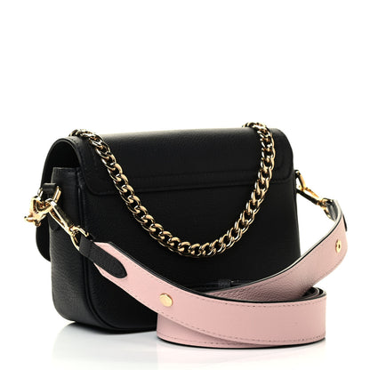 Louis Vuitton Grained Calfskin Lockme Tender Black 2 of 7