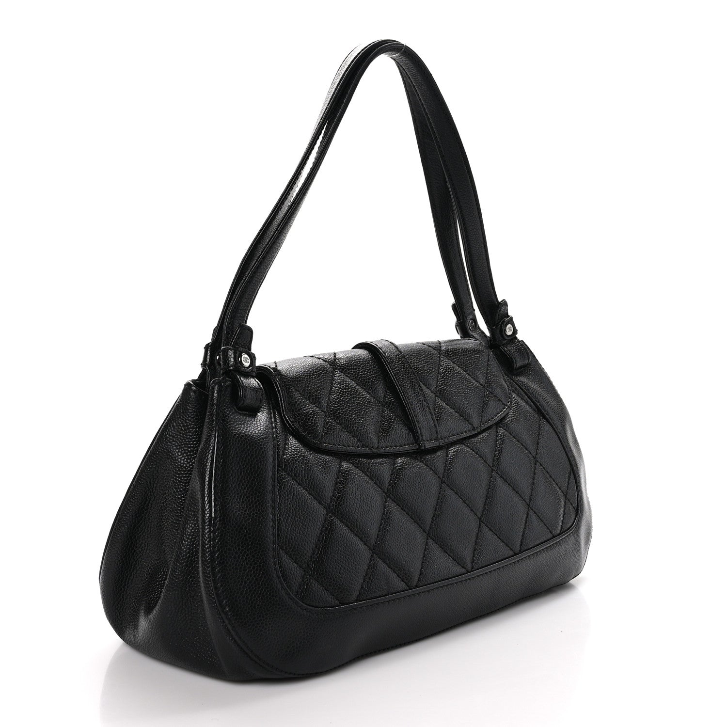Chanel Caviar Quilted Small Mademoiselle Flap Bag Black 3 of 9