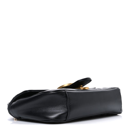 Gucci Calfskin Matelasse Mini GG Marmont Shoulder Bag Black 4 of 10