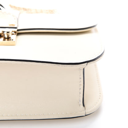 Valentino Garavani Vitello Small Glam Lock Rockstud Flap Ivory 10 of 14