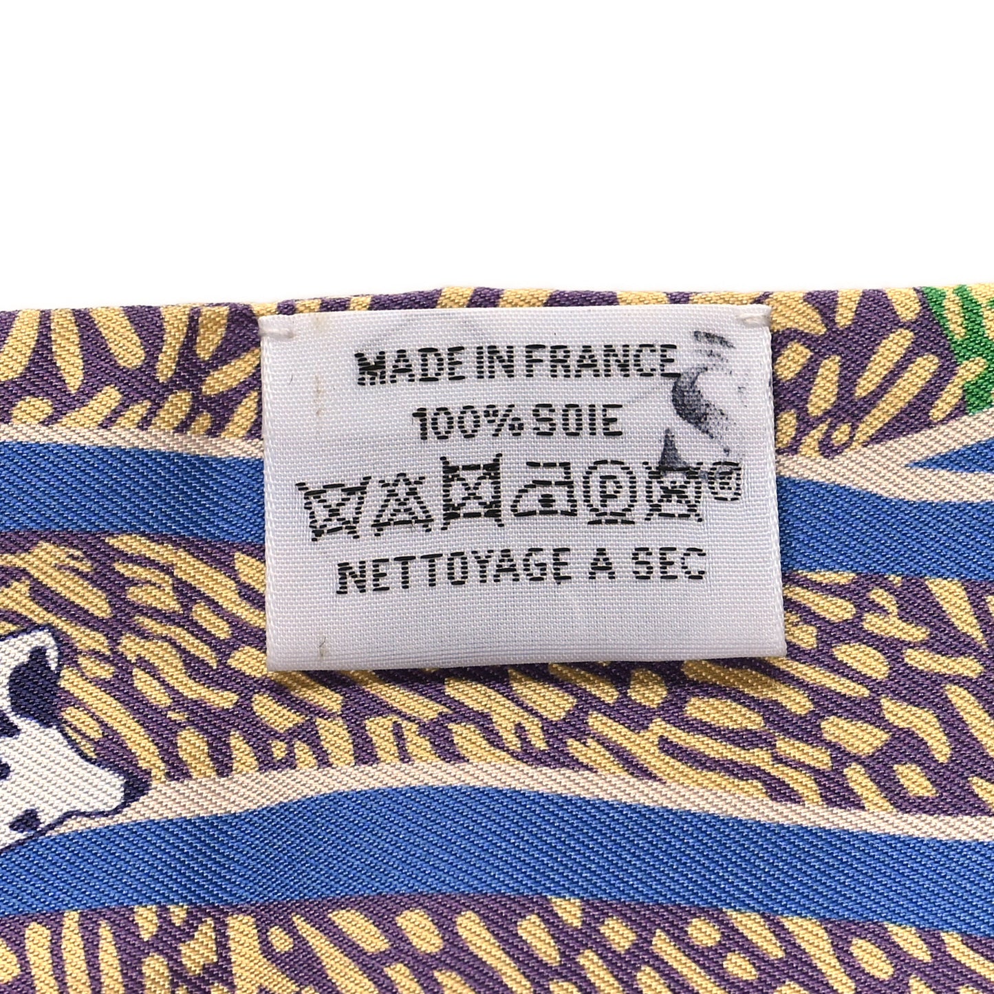 Silk En Liberte Twilly Jaune Vif Bleu Rouge