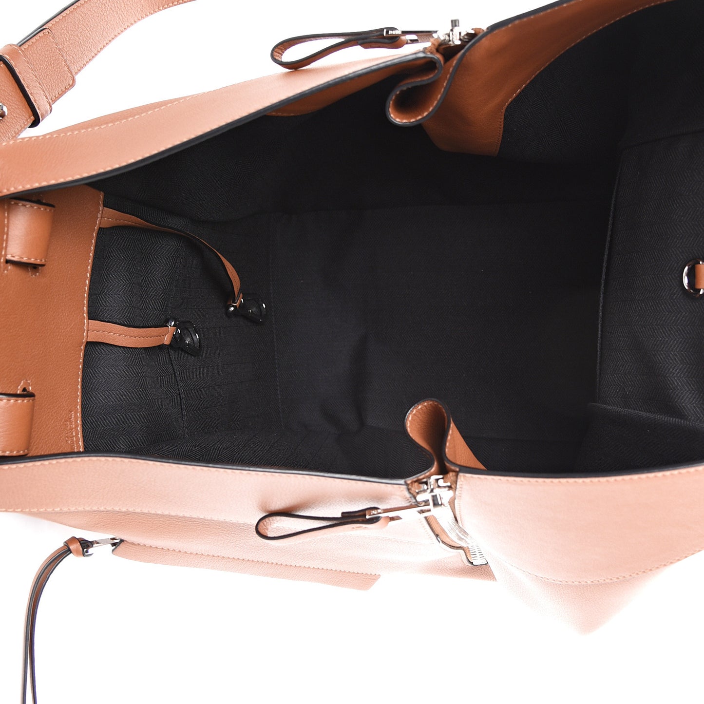 Calfskin Medium Hammock Shoulder Bag Tan