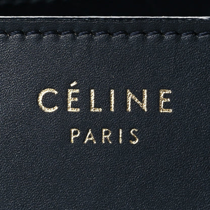 Celine Nubuck Smooth Calfskin Mini Tri-Color Luggage Bright Blue 7 of 12