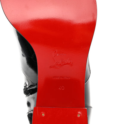 Christian Louboutin Patent Mayerswing Donna 55 Boots 40 Black 6 of 7