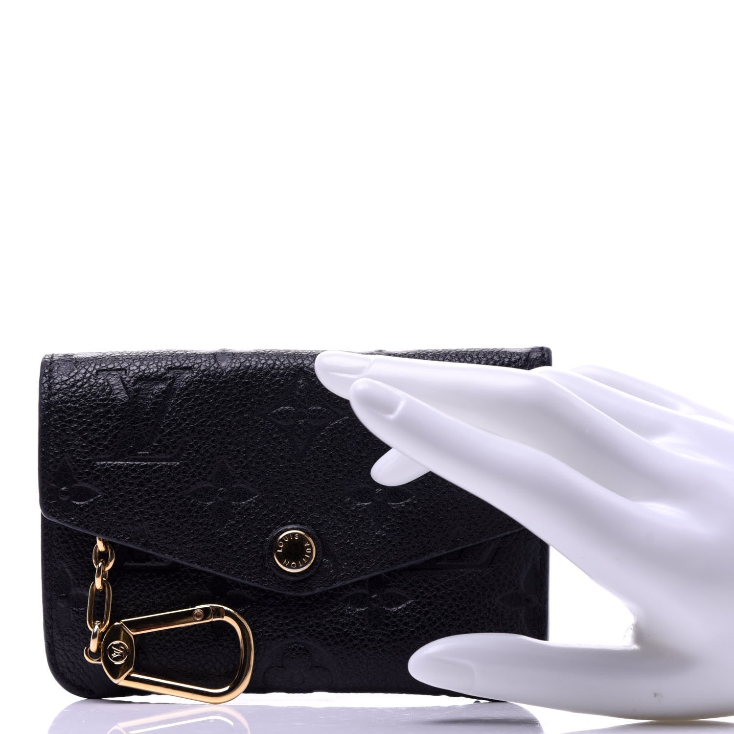 Louis Vuitton Empreinte Key Pouch Black 2 of 9