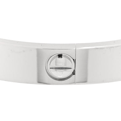 Cartier 18K White Gold 4 Diamond LOVE Bracelet 4 of 8