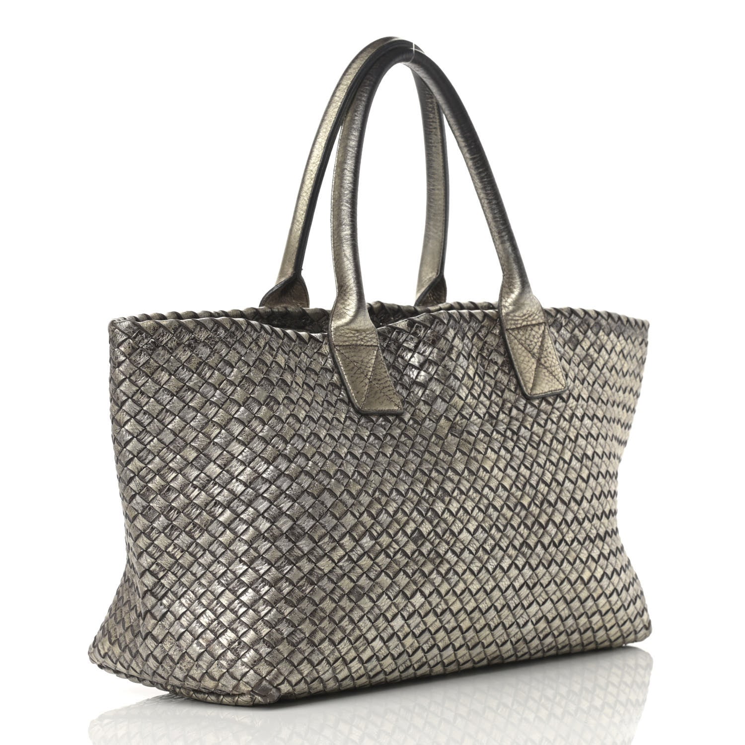 Bottega Veneta Intrecciato Medium Cabat Platino Ossidato 4 of 23