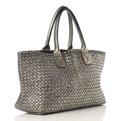 Bottega Veneta Intrecciato Medium Cabat Platino Ossidato 4 of 23