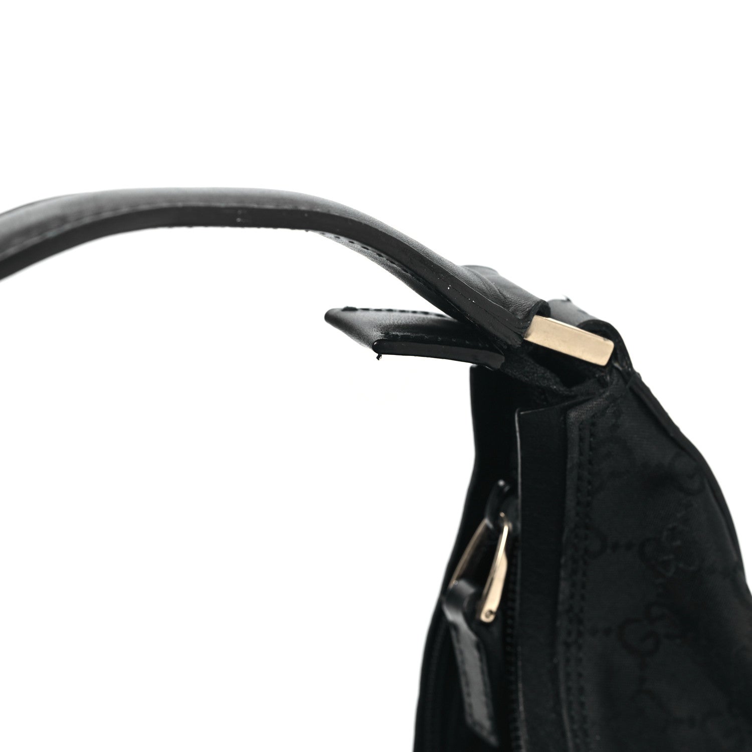 Gucci Nylon Monogram Large Hobo Black 15 of 17