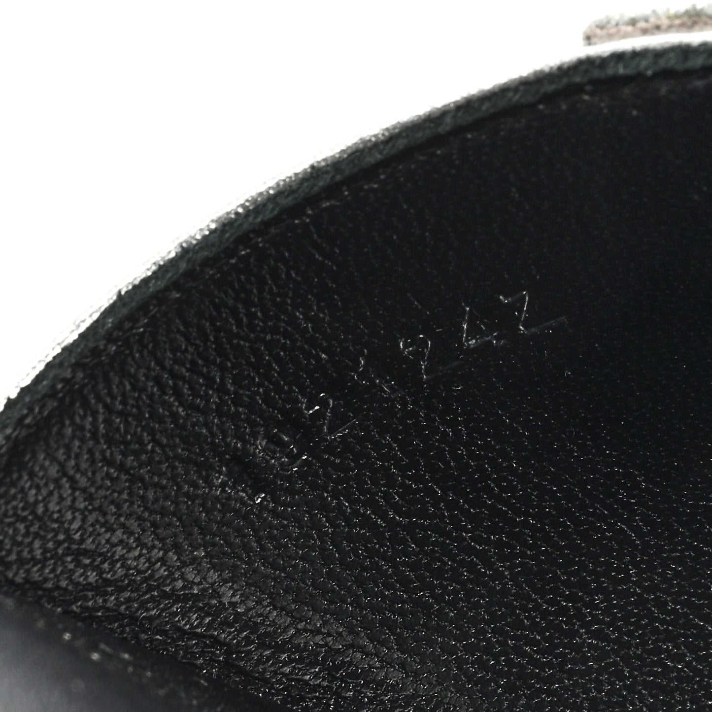 Metallic Epsom View Sandals 38.5 Gris Argente