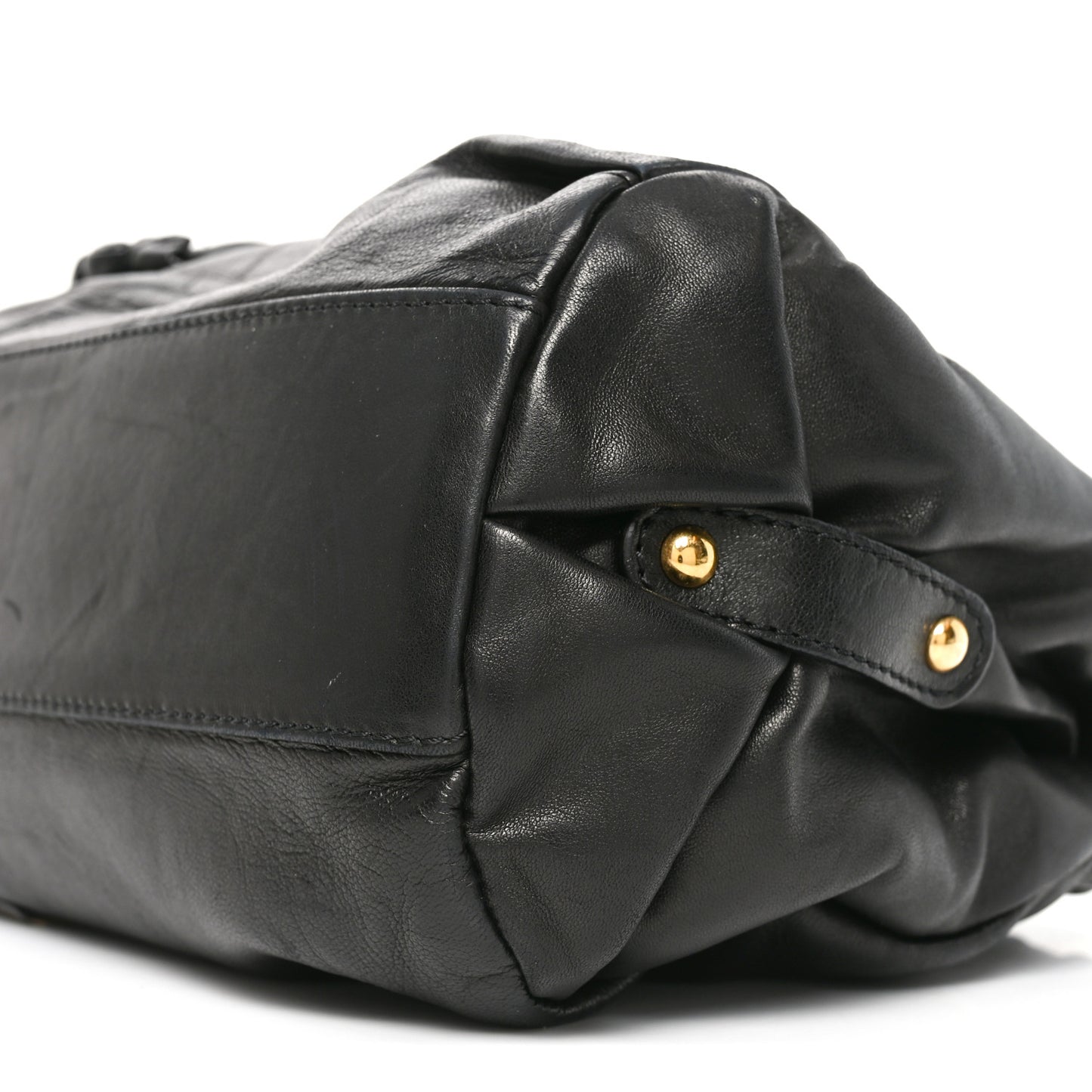 Nappa Jardin Rose Framed Duffel Black