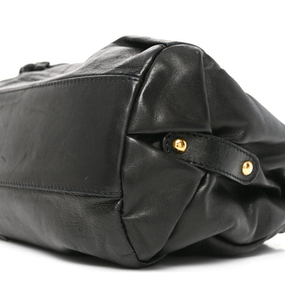 Valentino Garavani Nappa Jardin Rose Framed Duffel Black 9 of 10