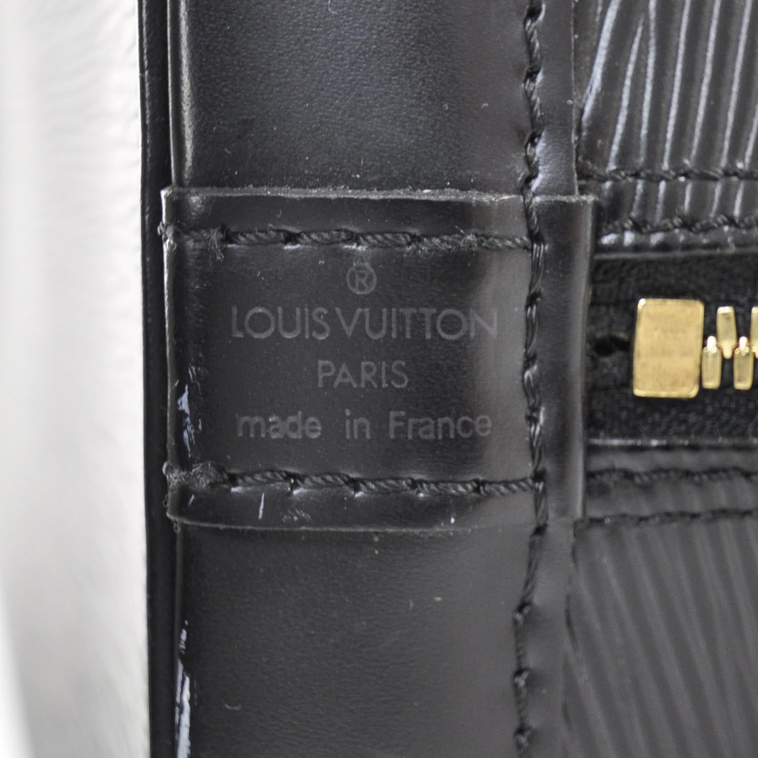 Louis Vuitton Epi Alma Black 7 of 8