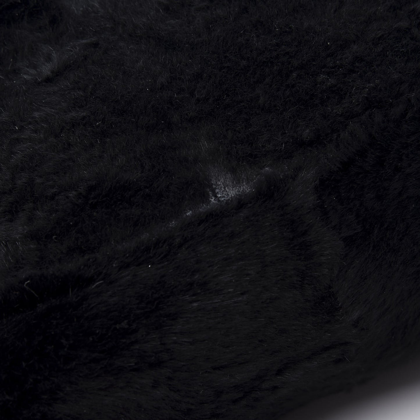 Mink Fur Mama Baguette Black