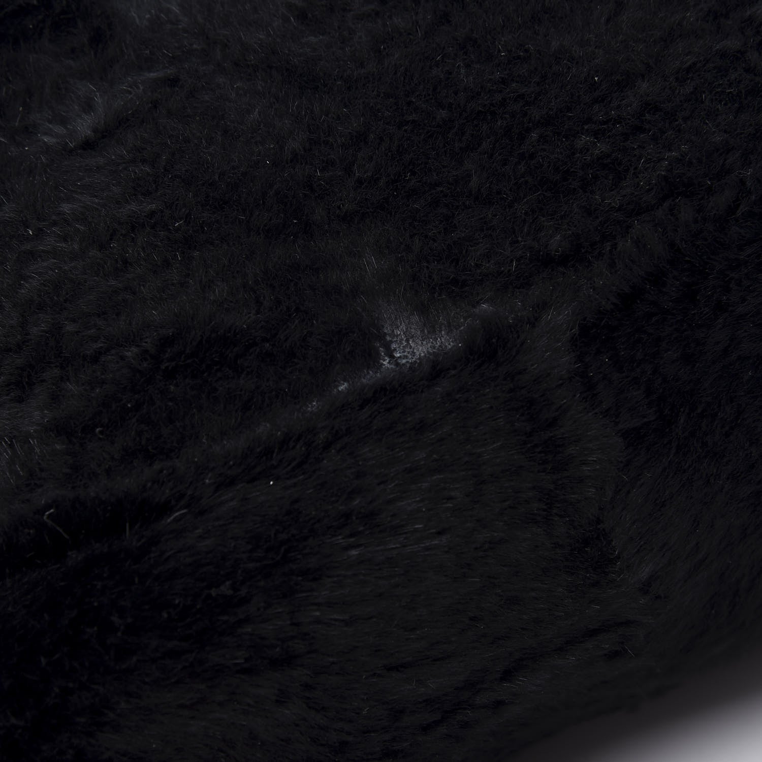 Fendi Mink Fur Mama Baguette Black 8 of 9