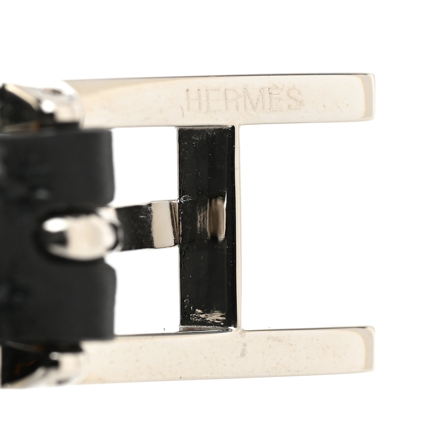 Hermes Chamonix Hapi 3MM Triple Tour Wrap Bracelet S Black 7 of 8