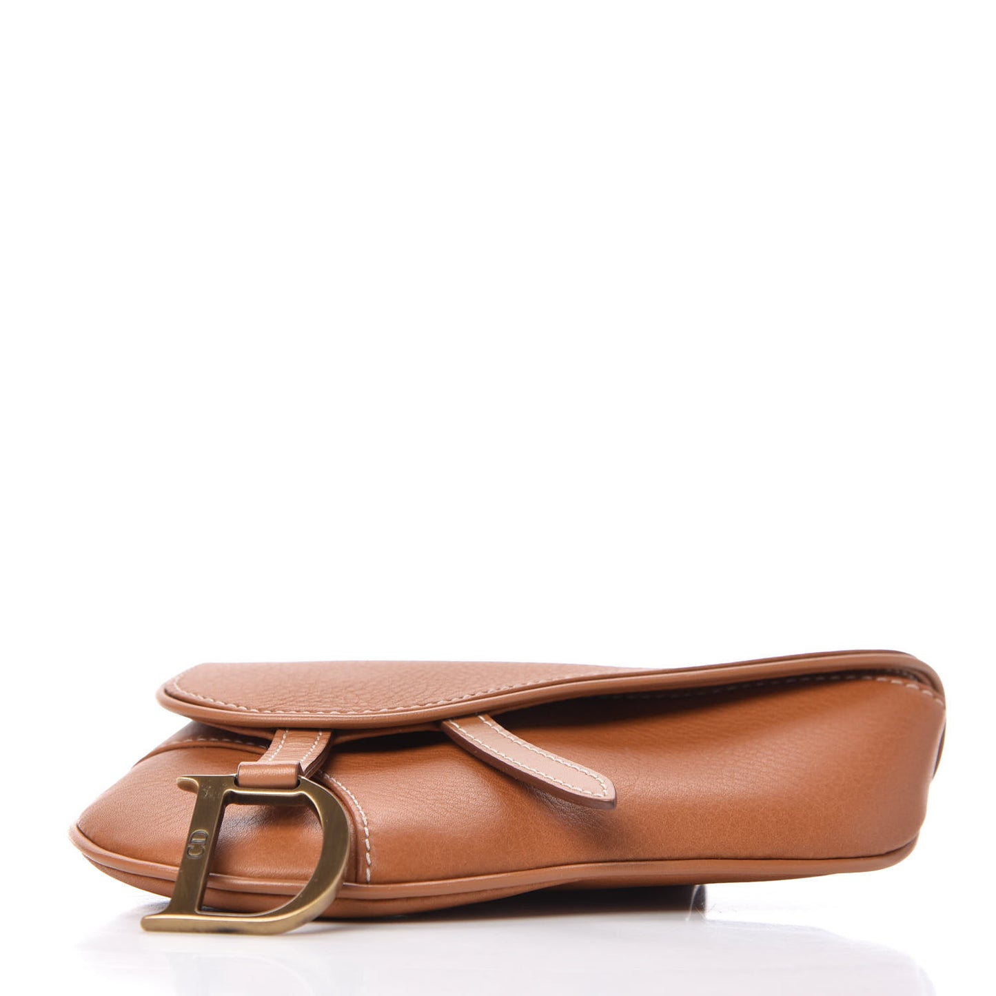Calfskin Saddle Belt Bag Tan