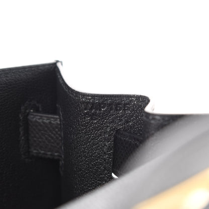 Hermes Epsom Kelly Sellier 28 Black 7 of 11