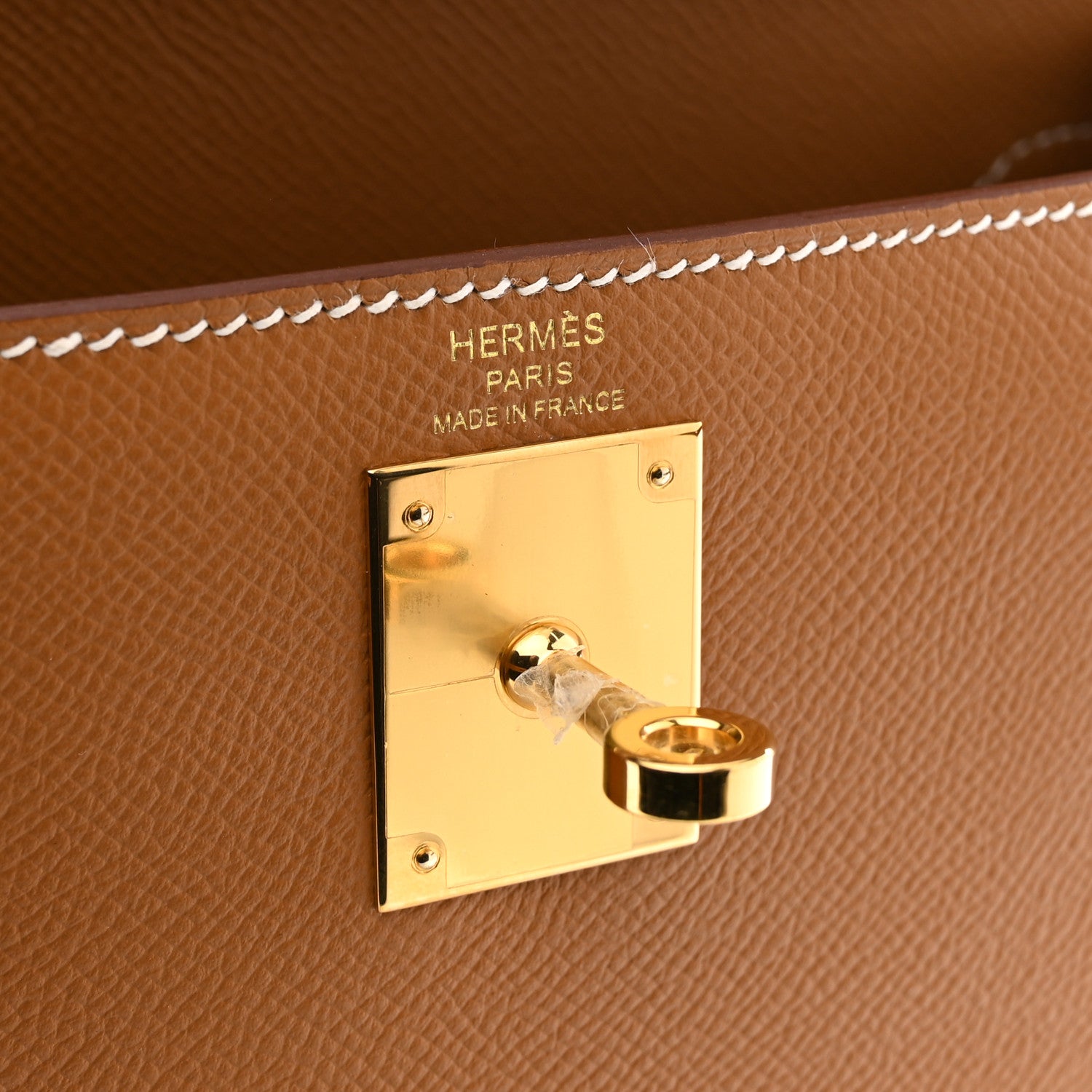 Hermes Epsom Kelly Sellier 28 Gold 5 of 10