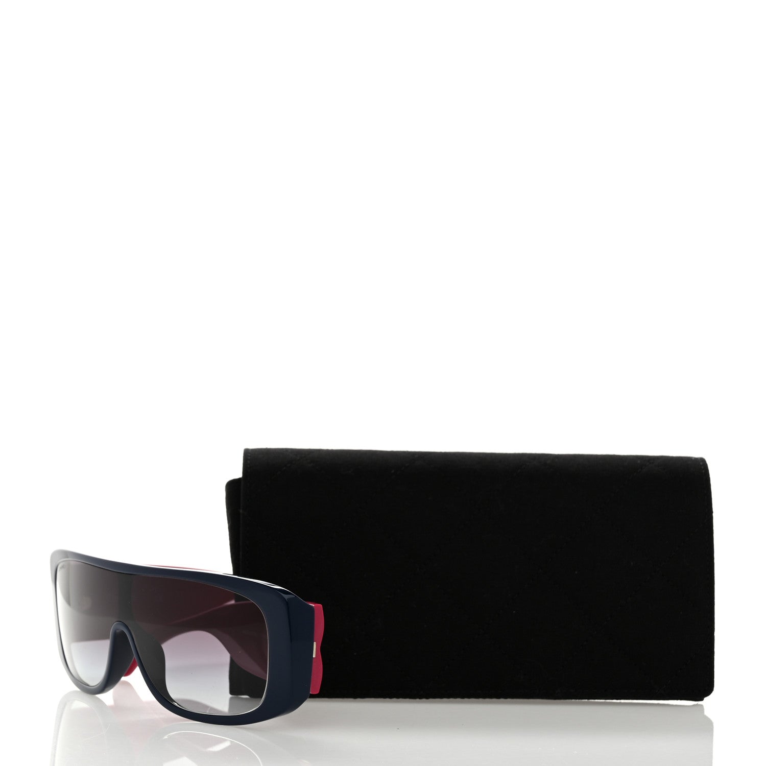 Chanel Acetate Shield Sunglasses 71466-A Blue Pink 8 of 8