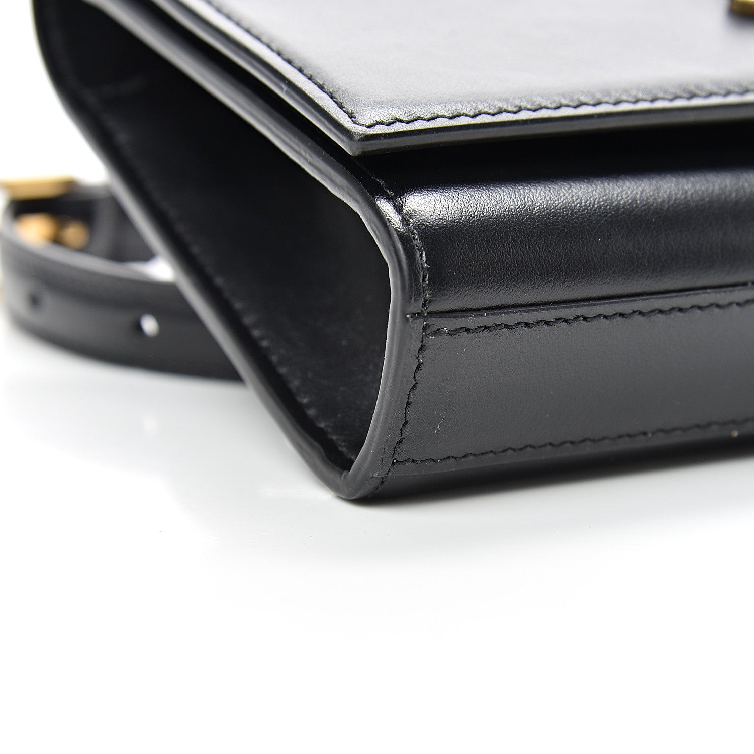 Saint Laurent Smooth Calfskin Monogram Kate Belt Bag Black 7 of 12