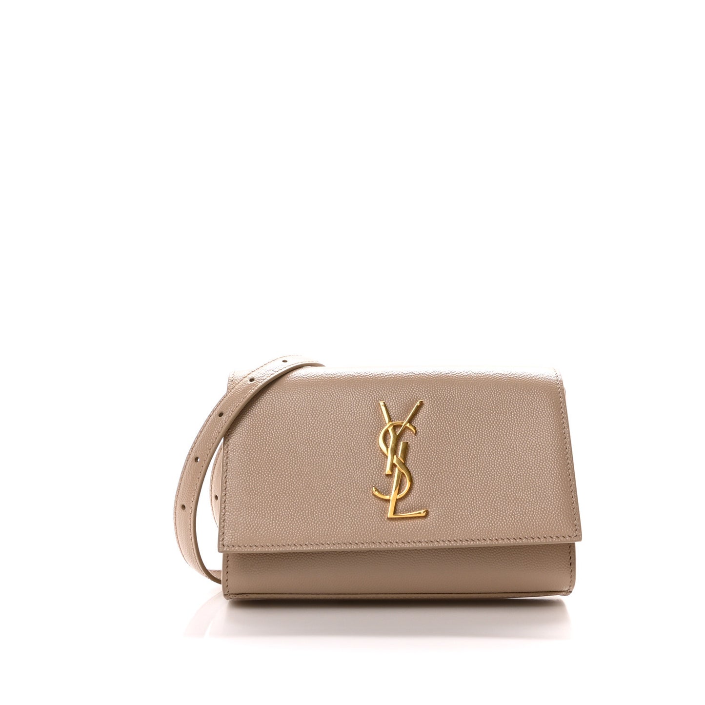 Grain De Poudre Monogram Kate Belt Bag Dark Beige