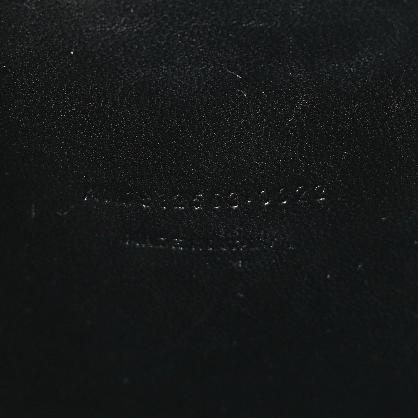 Patent Calfskin Crocodile Embossed Monogram Mini Lou Camera Bag Black