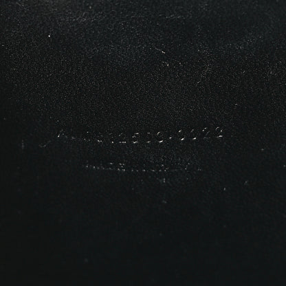Saint Laurent Patent Calfskin Crocodile Embossed Monogram Mini Lou Camera Bag Black 7 of 9