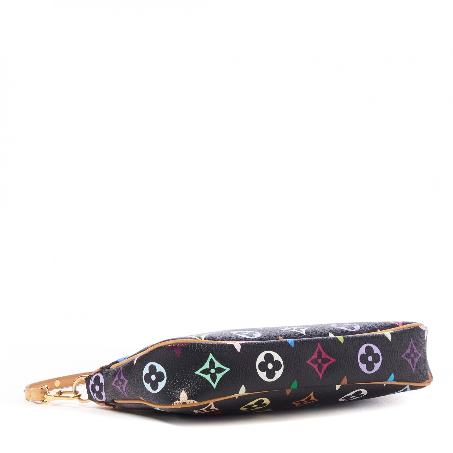 Louis Vuitton Monogram Multicolor Pochette Accessories Black 4 of 9