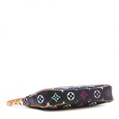 Louis Vuitton Monogram Multicolor Pochette Accessories Black 4 of 9