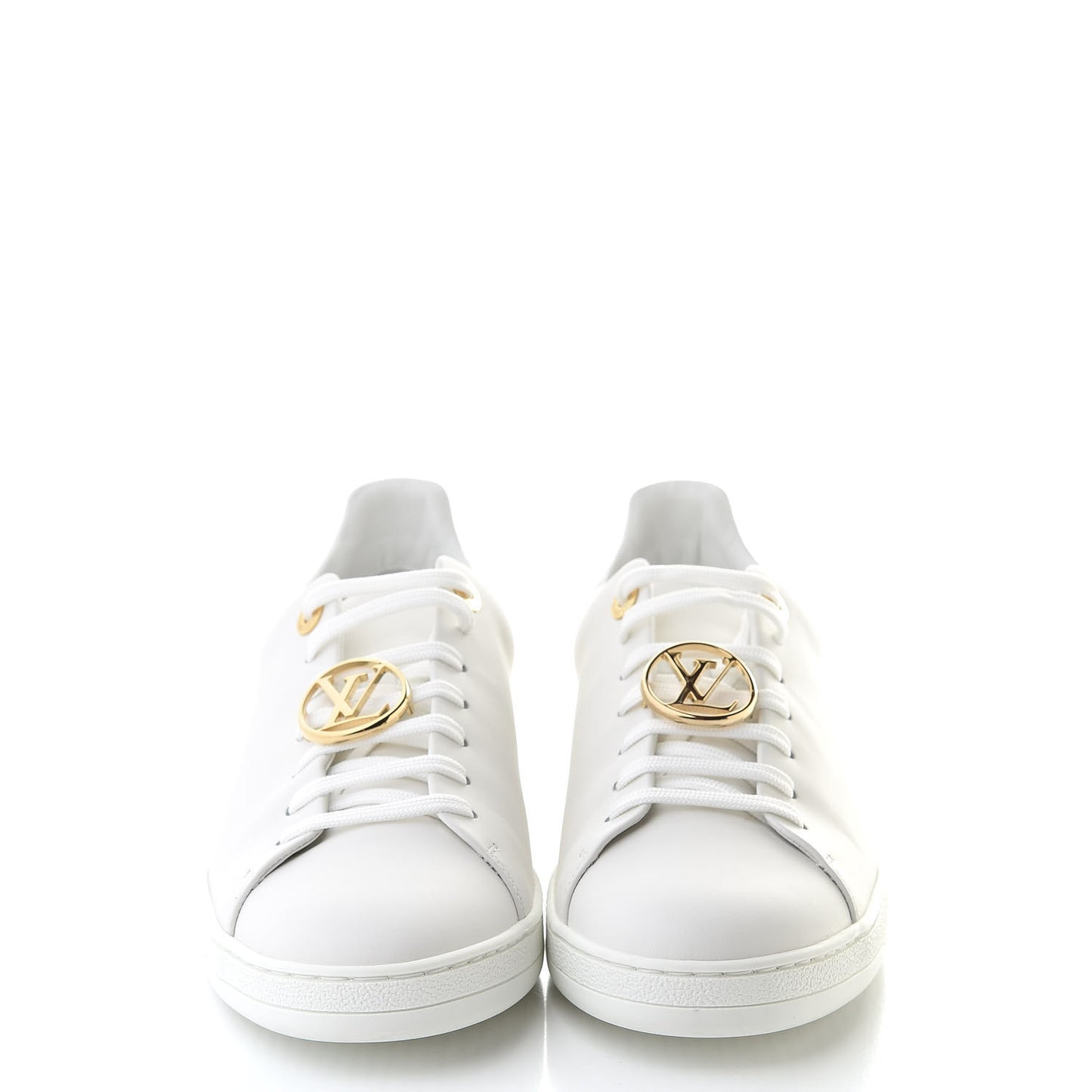 Calfskin Frontrow Sneakers 41 White
