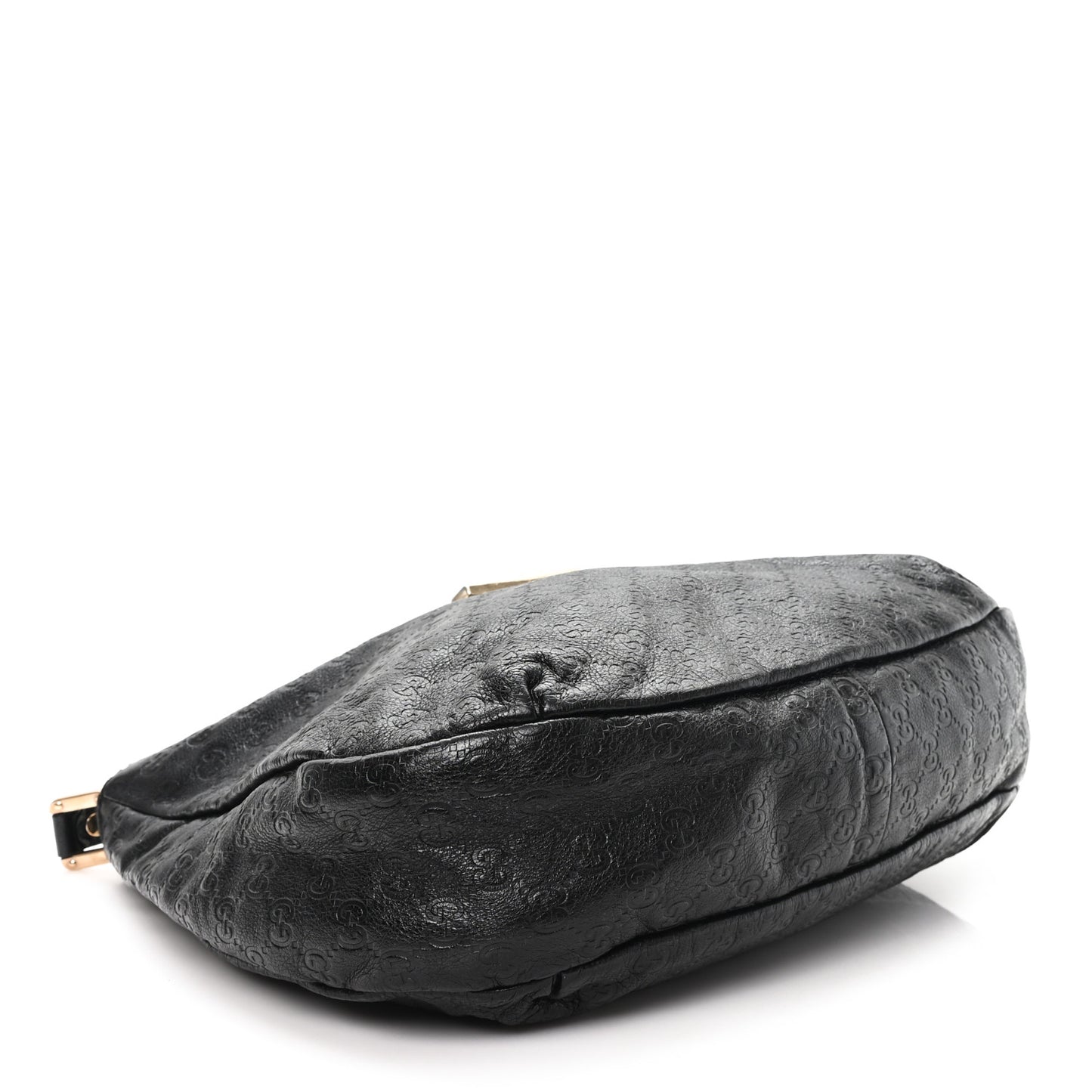 Guccissima Large New Ladies Web Hobo Black