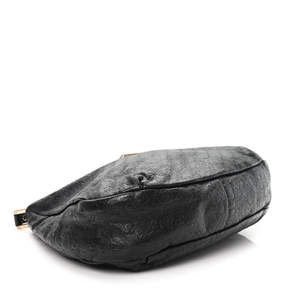 Gucci Guccissima Large New Ladies Web Hobo Black 4 of 11