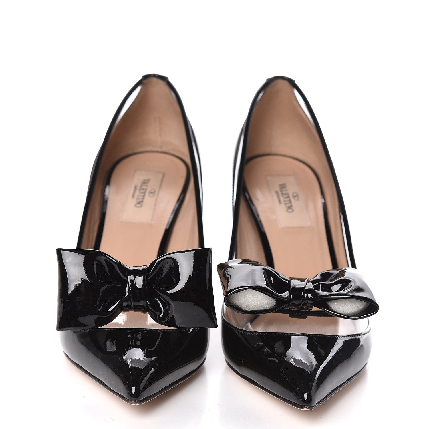 Valentino Garavani Patent PVC Glassglow Pumps 39 Black 2 of 13
