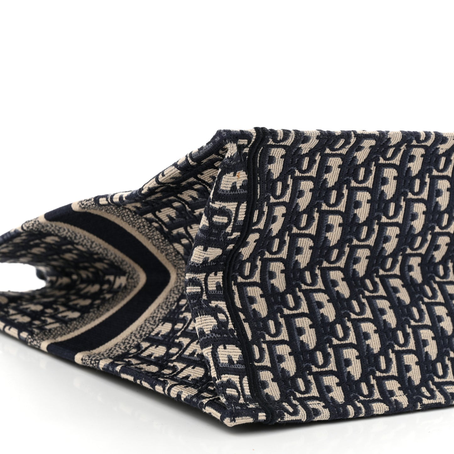 Oblique Large Book Tote Blue Multicolor