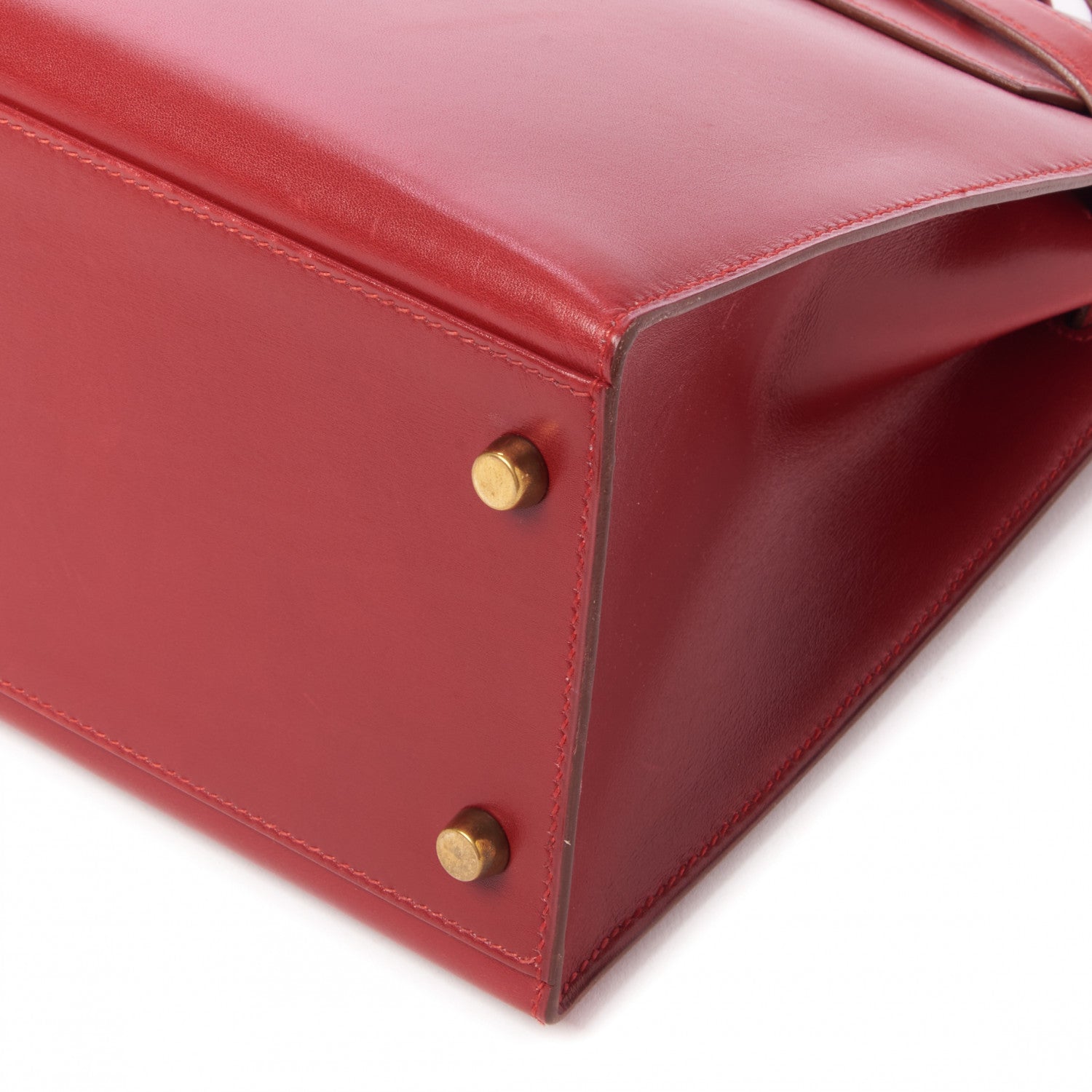 Hermes Box Kelly Sellier 32 Rouge Vif 7 of 35