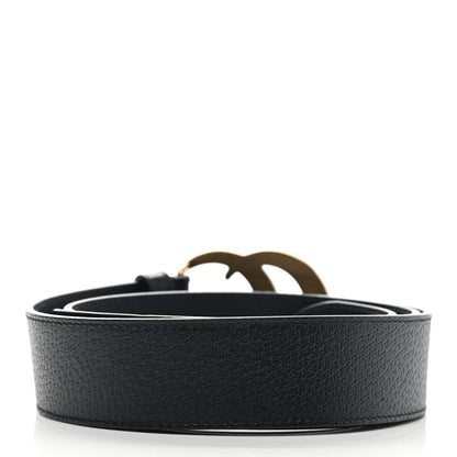 Gucci Textured Calfskin Double G 40mm Belt 110 44 Black 2 of 6