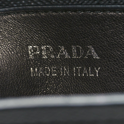 Prada Saffiano Cuir Small Double Handle Tote Black 7 of 12
