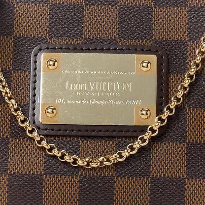 Louis Vuitton LOUIS VUITTON Damier Ebene Eva Clutch 8 of 10