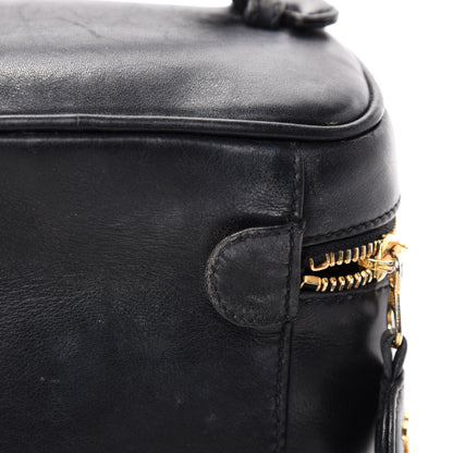 Chanel Lambskin Vanity Cosmetic Case Black 12 of 19