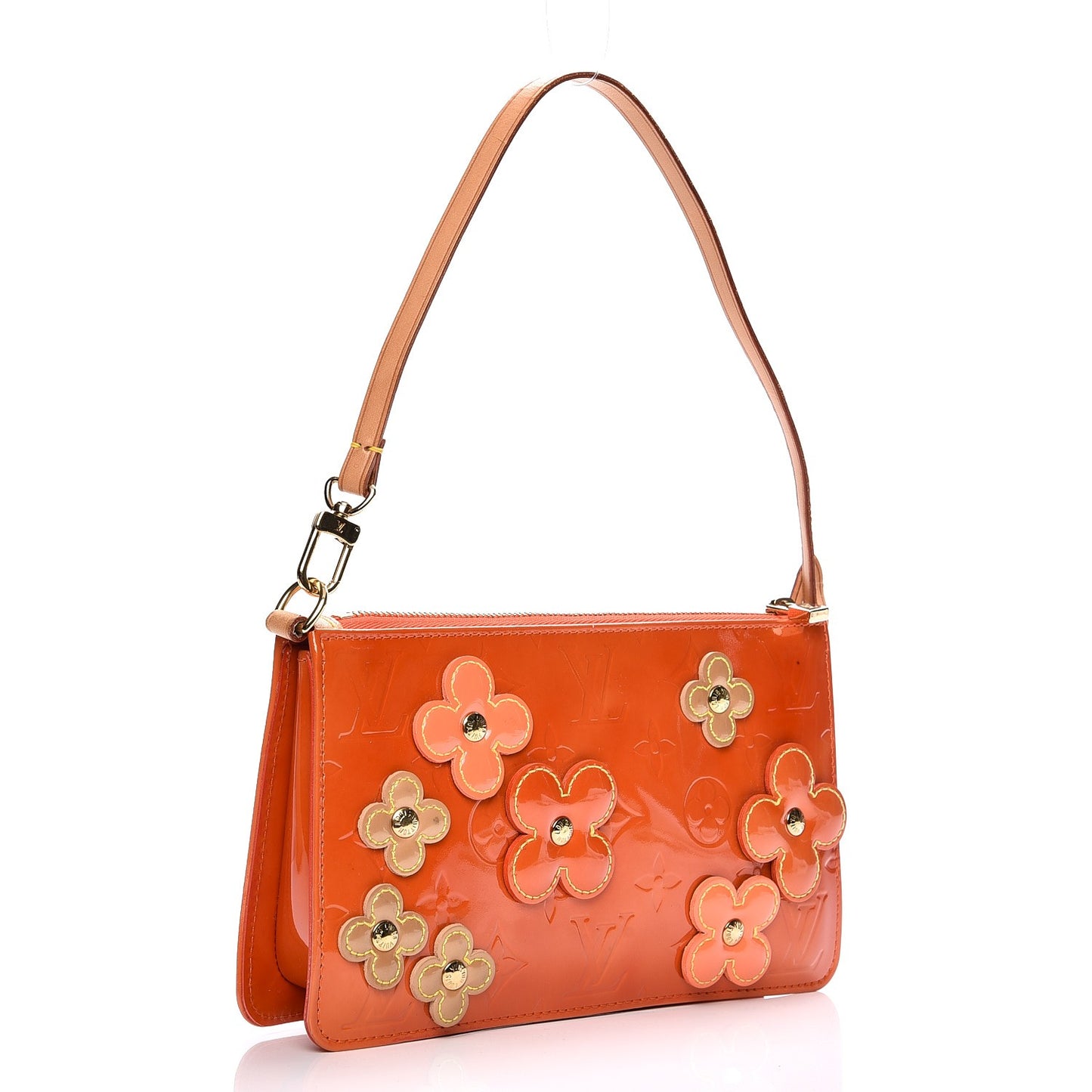 Vernis Lexington Fleurs Pochette Orange