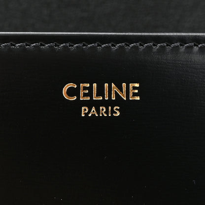 Celine Shiny Calfskin Triomphe Shoulder Bag Black 6 of 11