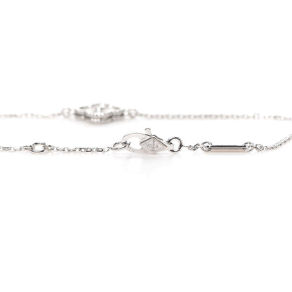 Van Cleef & Arpels 18K White Gold Diamond Sweet Alhambra Bracelet 4 of 7