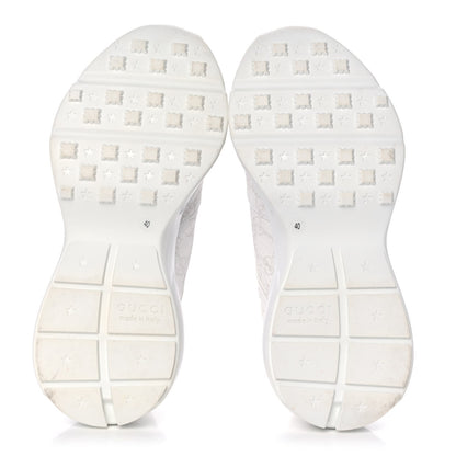Gucci GG Supreme Monogram Womens Rhyton Sneakers 40 White 5 of 11